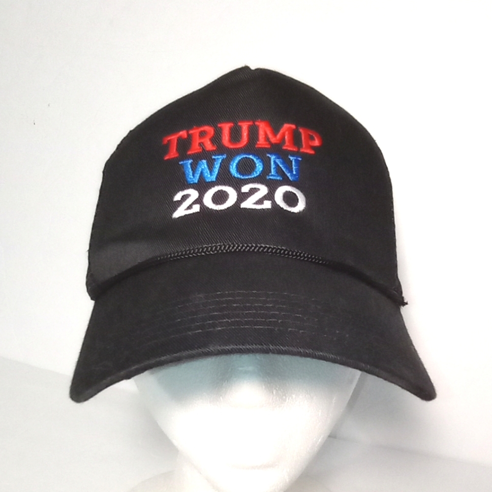 Trump Won 2020 Adjustable Black Unisex Cap Hat